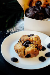 Chewy Chocolate chip Polka dot cookie