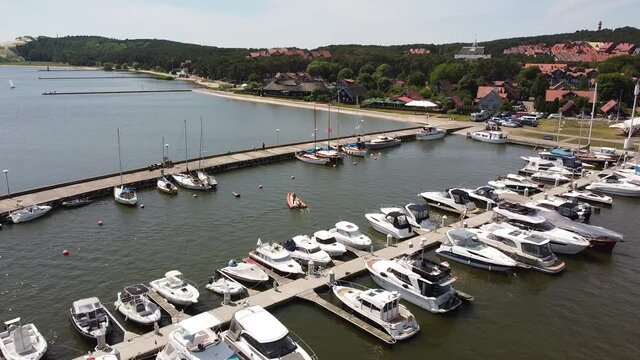 Boats marina in Nida