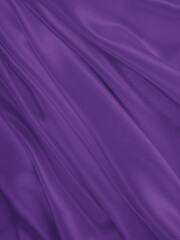 Beautiful elegant wavy violet purple satin silk luxury cloth fabric texture, abstract background design. Card or banner.
