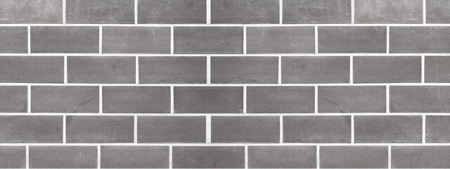 Gray grey anthracite white light seamless brick tiles wall texture background banner panorama panoramic 