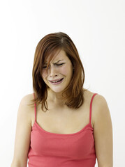 Woman crying