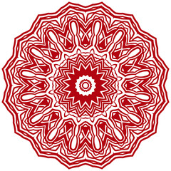Floral mandala design. Wedding invitation, thank you card, save card, baby shower. Vector illustration