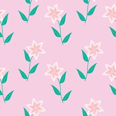 Seamless Pattern With Floral Motifs able to print for cloths, tablecloths, blanket, shirts, dresses, posters, papers.