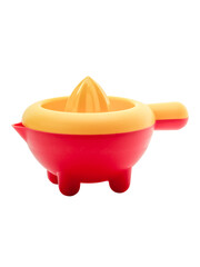 manual citrus juicer red yellow