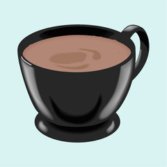 cup of cappuccino coffee