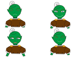 ゴブリンの表情３