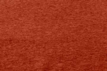 Texture of scarlet cotton fabric. Macro shot of cotton fabric