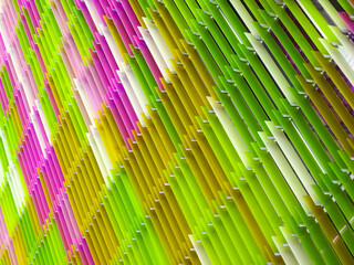 acrylic plastic sheet interior white pink green moss