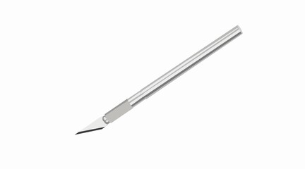 Vector Isolated Illustration of a Scalpel