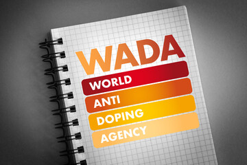 WADA - World Anti Doping Agency acronym, concept background