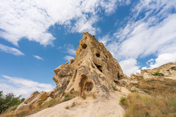 Open air museum in Goreme ancient town in Cappadocia plateau, central Anatolia, Turkey