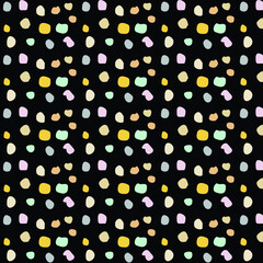 vector black  background pattern color abstract dots spots