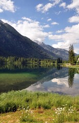 Der Hintersee in Ramsau-Berchtesgadener Land