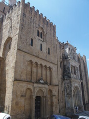 Naklejka premium Kathedrale Se Velha in Coimbra Portugal
