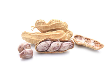 penuts isolated on a white background