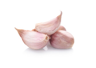 Garlic isolated on white background