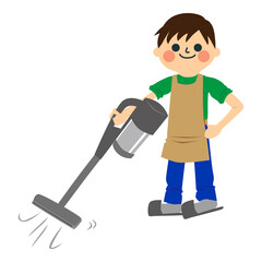 家事をする男性 © necoji