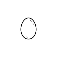 egg, chicken egg icon vector illustration
