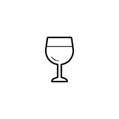wine glass icon vector illustration