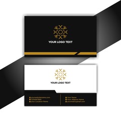 set of business cards