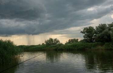 Landscape in Danube Delta area, Romania