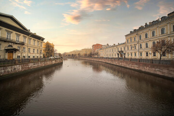 river canals of St. Petersburg.