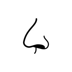 nose icon vector symbol template