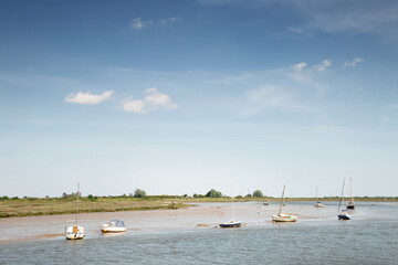 Fototapeta na wymiar image of landscape of river in england
