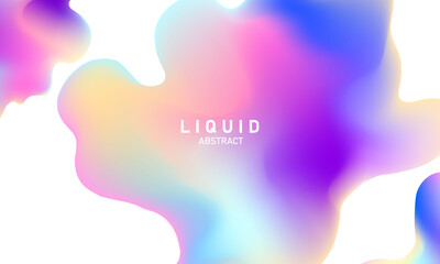 Abstract Pastel liquid gradient background Ecology concept for your graphic design,