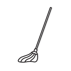 cleaning mop icon- vector illustration