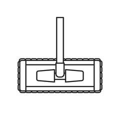cleaning mop icon- vector illustration