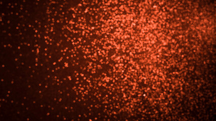 orange halloween glitter bokeh for background