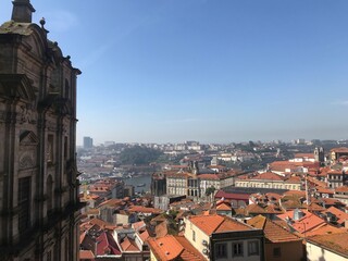 Fototapeta na wymiar Blick über Porto (Portugal)