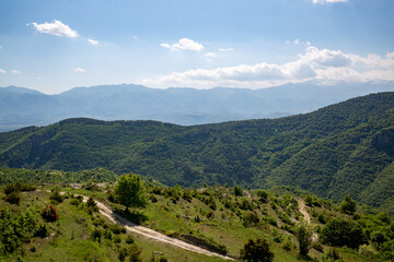 view of the mountains