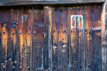 old wooden door texture background