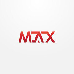 Max Logo Vector Design Illustration For Company