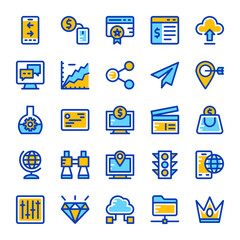 SEO and Marketing Vector Icons 6