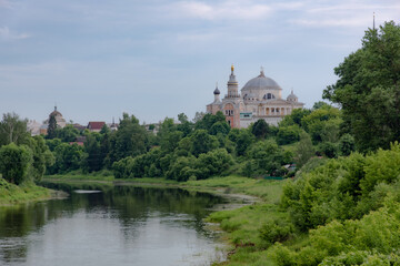 Fototapeta na wymiar Boris and Gleb monastery in Torzhok