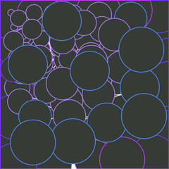 dark abstract background with circles