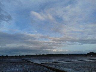 Fototapeta na wymiar white clouds against a blue sky background