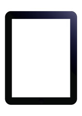 ipad pro  applle the tablet vector 
illustration black tablet