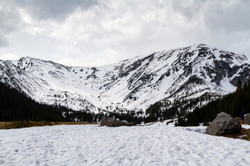 Winter landscape of High Tatra Mountains National Park on a spring time, Poland © Milosz Maslanka