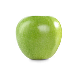 Fresh juicy green apple isolated on white