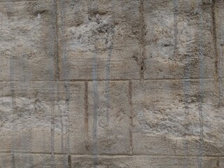 Gray color concrete brick blocks wall textured background