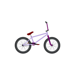 Fototapeta na wymiar Mountain bike isolated on white background. Vector illustration