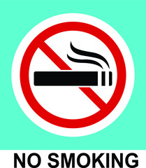 NO SMOKING ALLOWED BEYOND THIS POINT DO NOT SMOKE BANNED RESTRICTED PROHIBITED NOTICE WARNING SIGN VECTOR ILLUSTRATION EPS