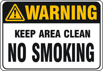 Fototapeta premium NO SMOKING ALLOWED BEYOND THIS POINT DO NOT SMOKE BANNED RESTRICTED PROHIBITED NOTICE WARNING SIGN VECTOR ILLUSTRATION EPS