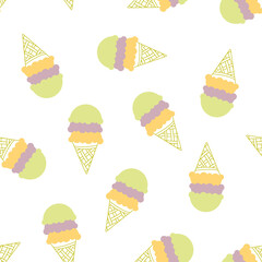 Beautiful Nature Collection Illustration Seamless Pattern Background 06