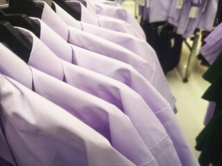Obraz premium shirts on hangers