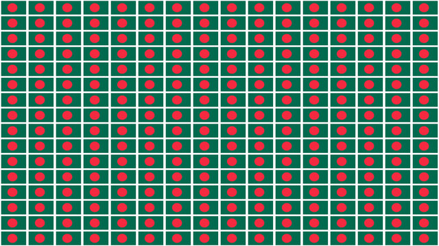 Bangladesh Flag Pattern